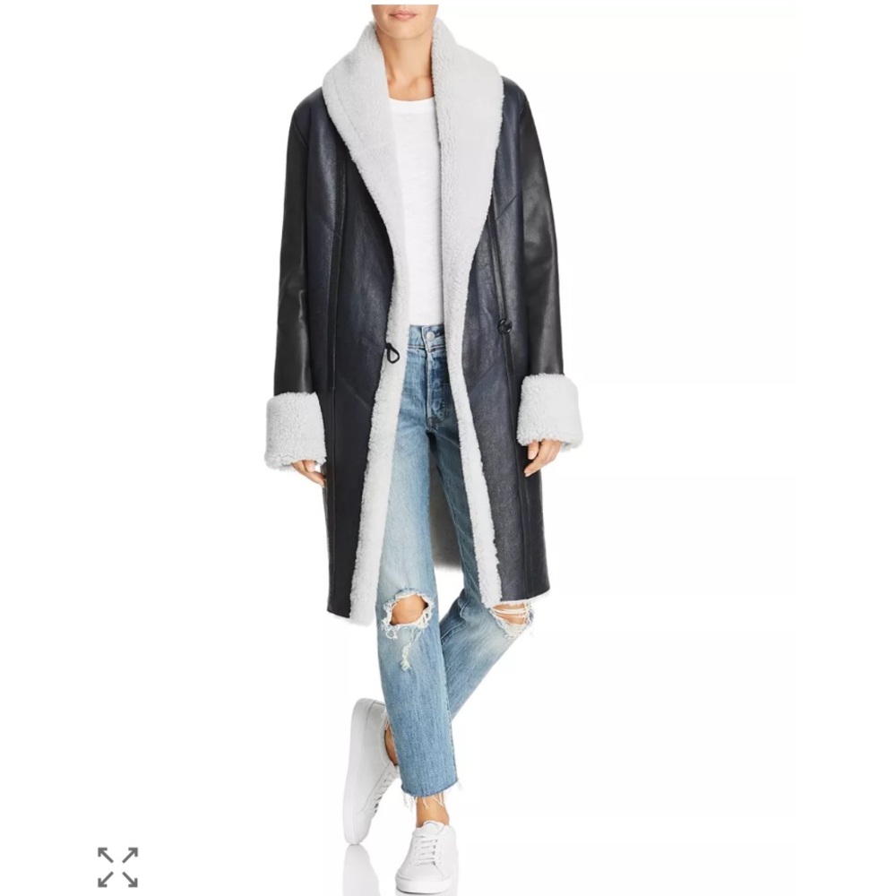 Veda Estate reversible shearling coat